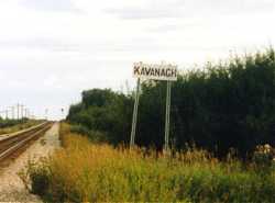 Kavanagh Block on CP Rail, Kavanagh Alberta, south of Edmonton, 8/99