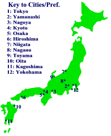 Map of Japan