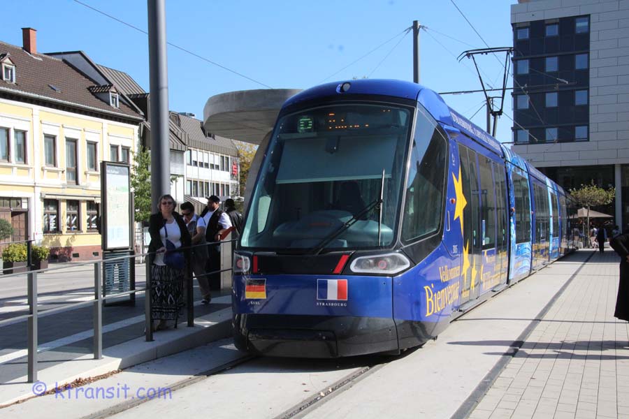Strasbourg Trams Kehl Rathhaus