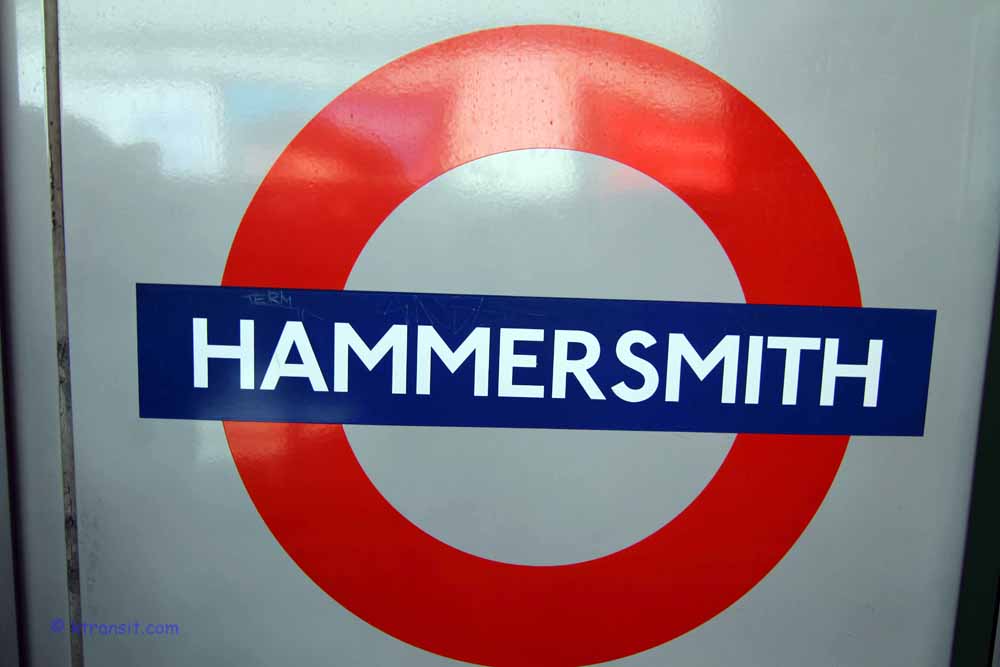 London Tube Hammersmith Station